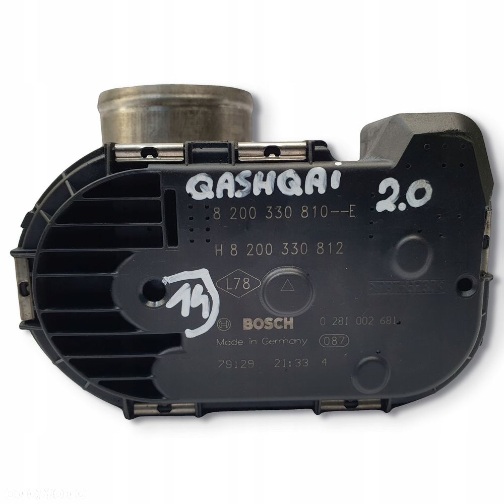 PRZEPUSTNICA Nissan Qashqai 2.0 DCI 8200330810-E 0281002681 - 2