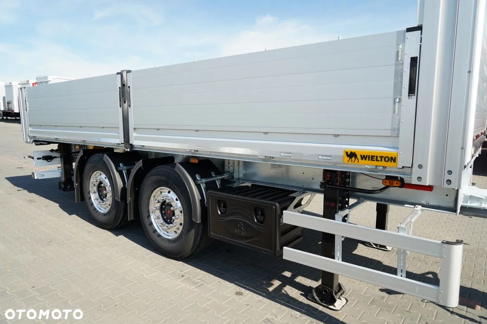 Wielton PRZYCZEPA BURTOWA / DO BUDOWLANKI / NOWA / DOSTĘPNA OD RĘKI / WAGA: 3800 KG / ALUFELGI - 9