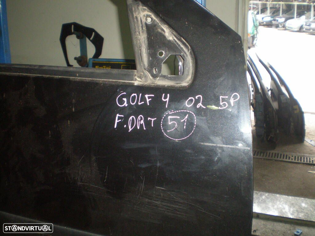 Porta REF51 VW GOLF 4 2002 5P PRETA FD - 2