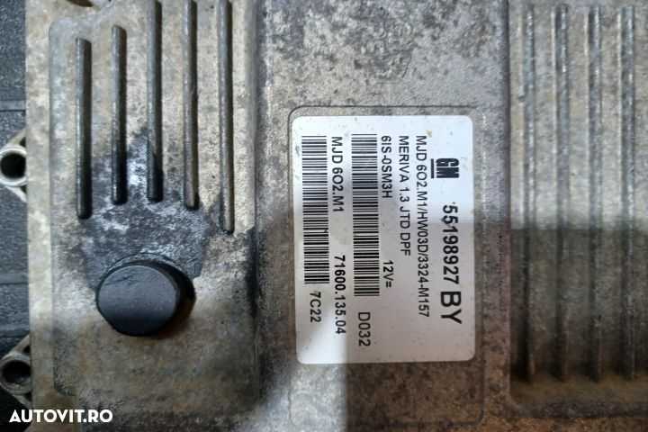 Calculator motor ECU 55198927 - 1.3 CDTI 55198927 - 1.3 CDTI Opel Mer - 3