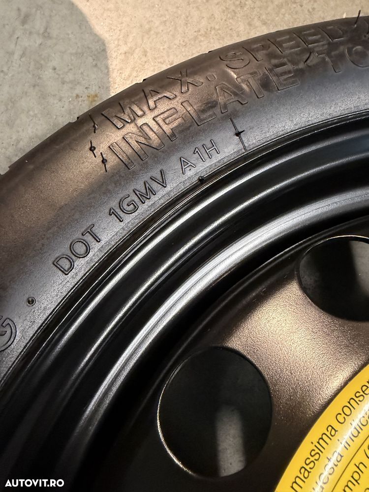 Roata rezerva vw golf 5,6,7 audi a3 8p, 8v, leon - 5