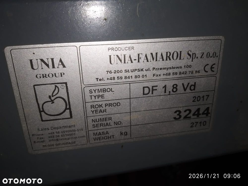 Unia DF 1,8 Vd - 3