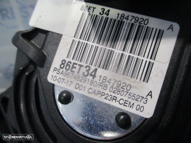 Pedal 9674829180 PEUGEOT 308 2 BREAK SW FASE 2 2017 1.6HDI 120CV 5P CINZA - 4