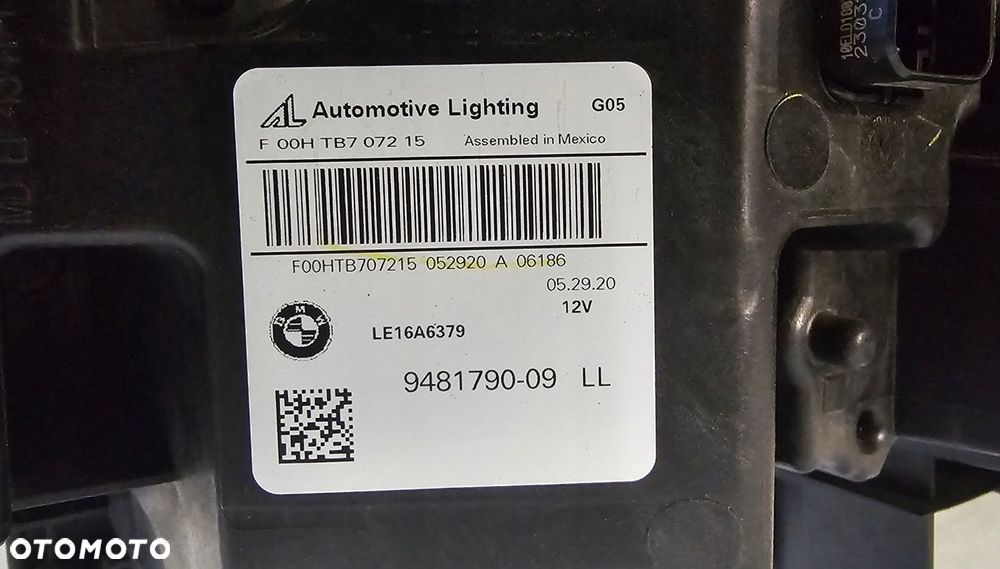 Lampa prawa BMW X5 G05 X6 G06 9481790-09 - 4