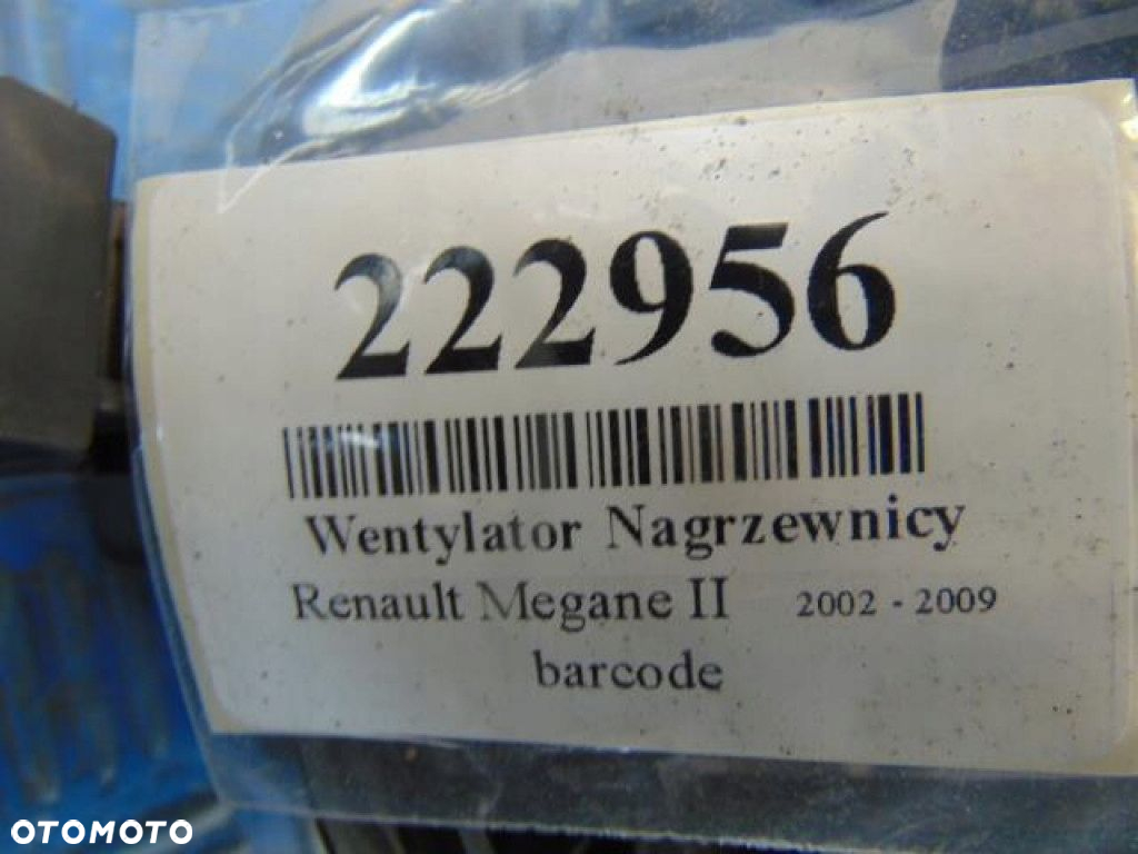 RENAULT MEGANE II LIFT KOMBI WENTYLATOR NAGRZEWNICY 195003 - 8