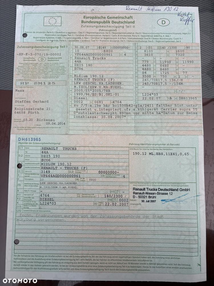 Renault MIDLUM 190.12 - 12
