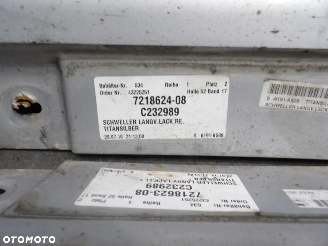 PROGI BMW F02 MPAKIET KOLOR 354 - 3