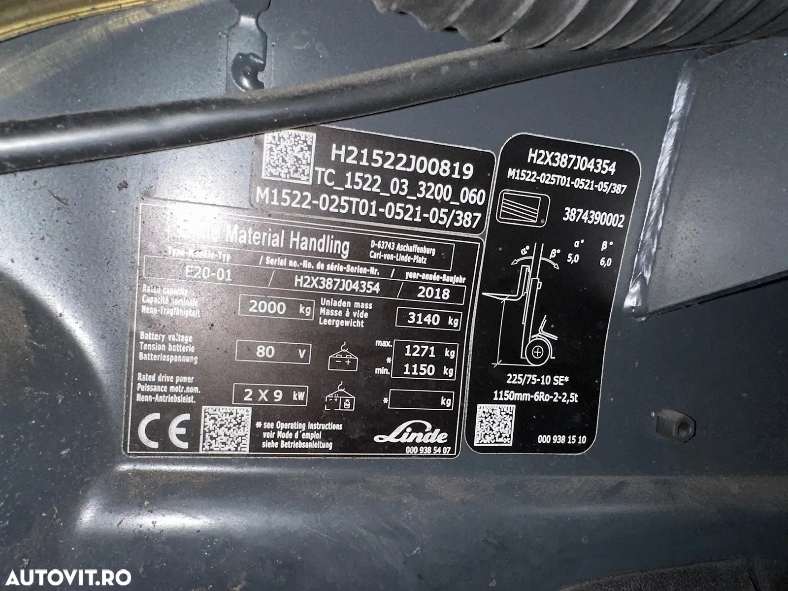 Linde E20-01 387 - 27