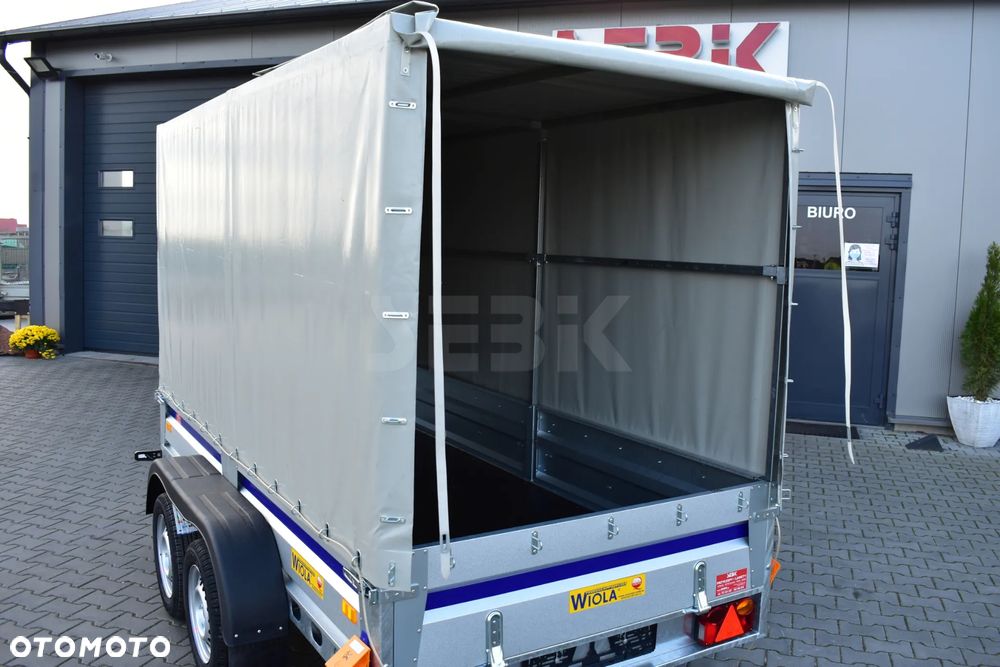 Wiola Mocna przyczepa lekka SILEZIA PLUS MAX 302 x 152 cm. DMC. 750 kg. DOSTAWA!! - 13