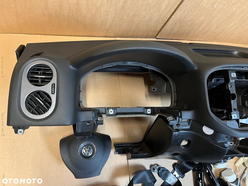 KONSOLA VW TIGUAN I 5N0 2007-2014 DESKA ROZDZIELCZA KOKPIT VW TIGUAN LIFT AIRBAG PASY KURTYNY - 2