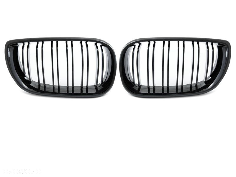 Atrapa Grill Kratka kpl Tuning Black Glossy BMW 3 E46 Lift 01- sedan kombi - 3