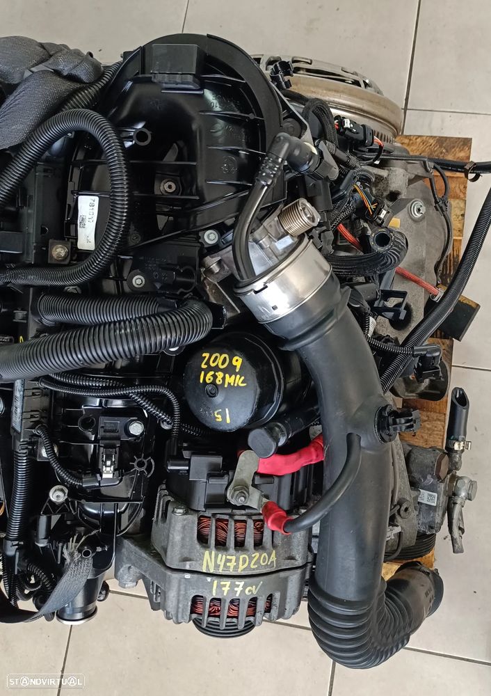 Motor n47 BMW 520D 177cv E60 168 mil km 2009 N47D20A - 6