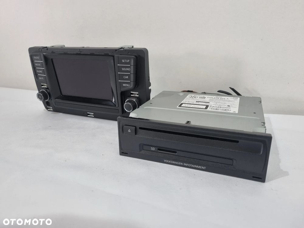VW GOLF VII PASSAT B8 RADIO NAWIGACJA CZYTNIK KART SD WYŚWIETLACZ 5G0035824A 5G0919605 - 3