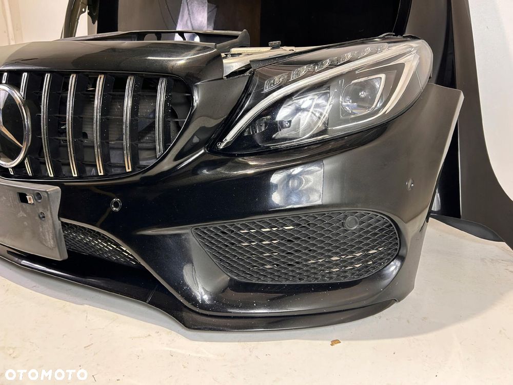 MERCEDES W205 AMG ZDERZAK BŁOTNIKI PAS LAMPY CHŁODNICE - 2