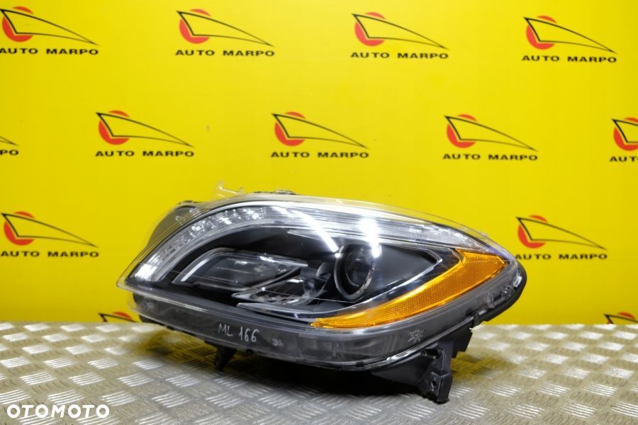 MERCEDES ML W166 2012- REFLEKTOR LAMPA XENON Z LED LEWA USA - 4