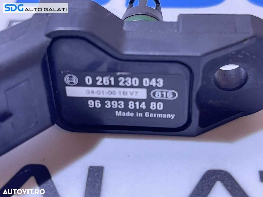 Senzor Presiune Aer Galerie Admisie Peugeot 308 1.8 16V 2008 - 2015 Cod 9639381480 0261230043 [S0207] - 2