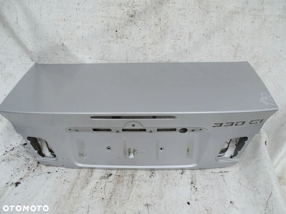 KLAPA BAGAŻNIKA BMW E46 CABRIO TITANSILBER PIERWSZY LAKIER F-VAT - 1