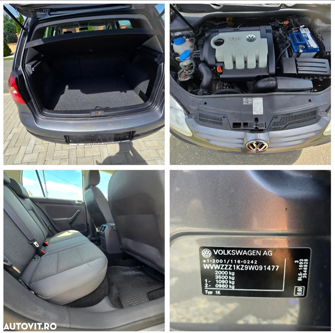Volkswagen Golf 1.9 TDI 4Motion Comfortline - 8