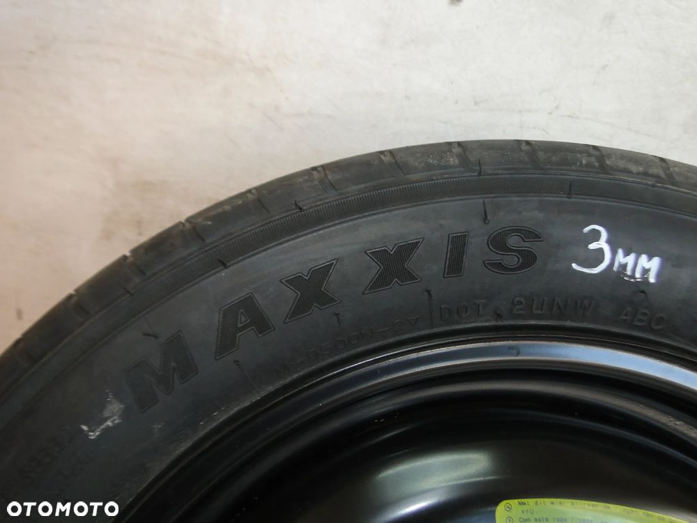 CITROEN C3 II 2 FELGA OPONA KOŁO ZAPASOWE DOJAZDÓWKA 3,5x15 4x108 ET-15 125/80R15 - 2