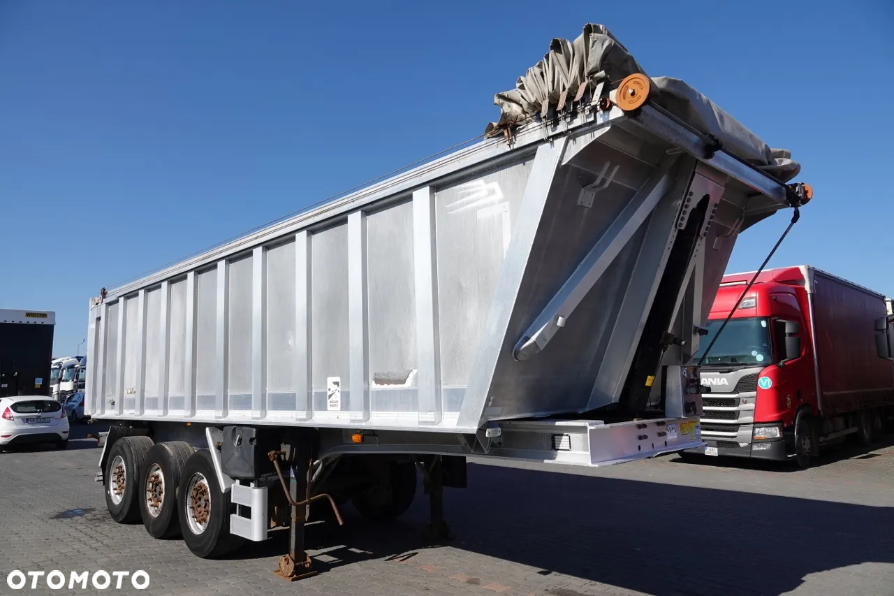 Benalu WYWROTKA ALUMINIOWA 28 M3 / OŚ PODNOSZONA / WAGA 5100 KG - 2