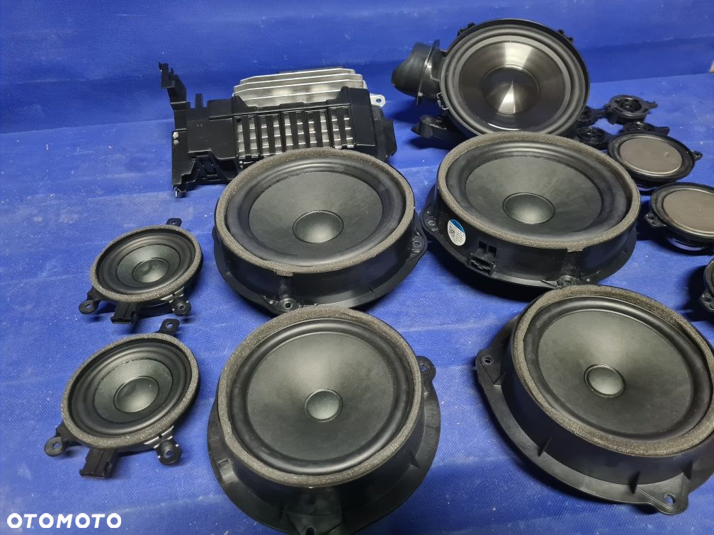 NAGŁOŚNIENIE Bang & Olufsen komplet wzmacniacz AUDI A3 S3 8Y oryginał - 2