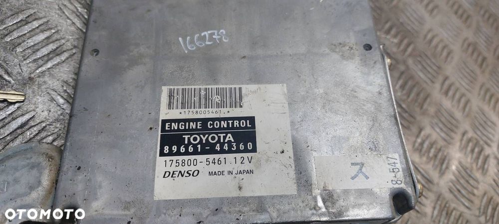 ZESTAW STARTOWY TOYOTA AVENSIS VERSO 2.0 D4D 89661-44360 175800-5461 - 4