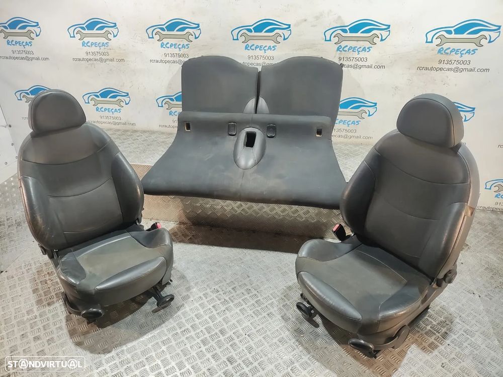 Conjunto Bancos Pele Tecido Mini Cooper S R52 Cabrio - 3
