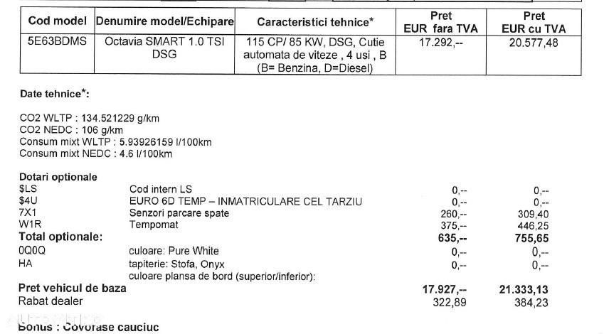 Skoda Octavia 1.0 TSI DSG Active - 3
