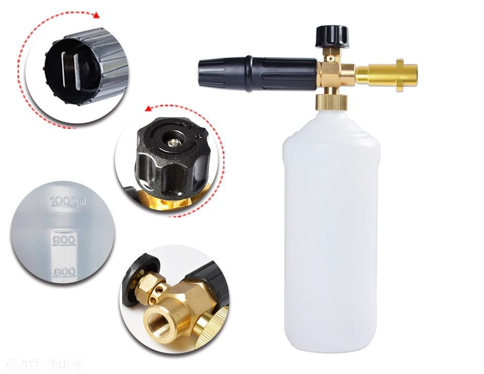 Lance spumare profofesionala compatibila Karcher K2-K7, alama 1 litru. - 5