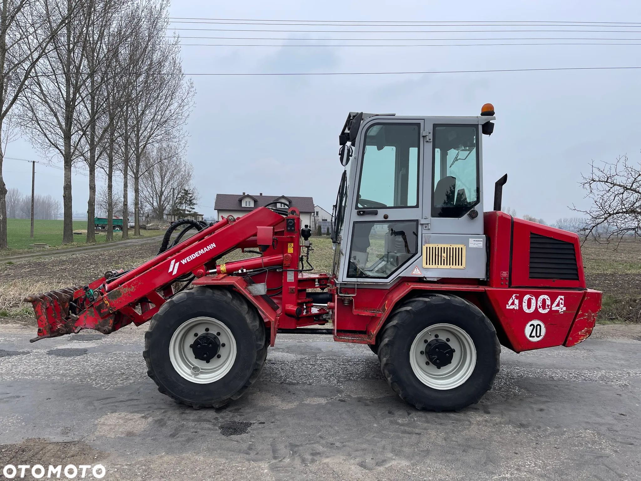 Weidemann Ładowarka przegubowa teleskopowa Weidemann 4004 łamana w połowie 2007 Rok - 2