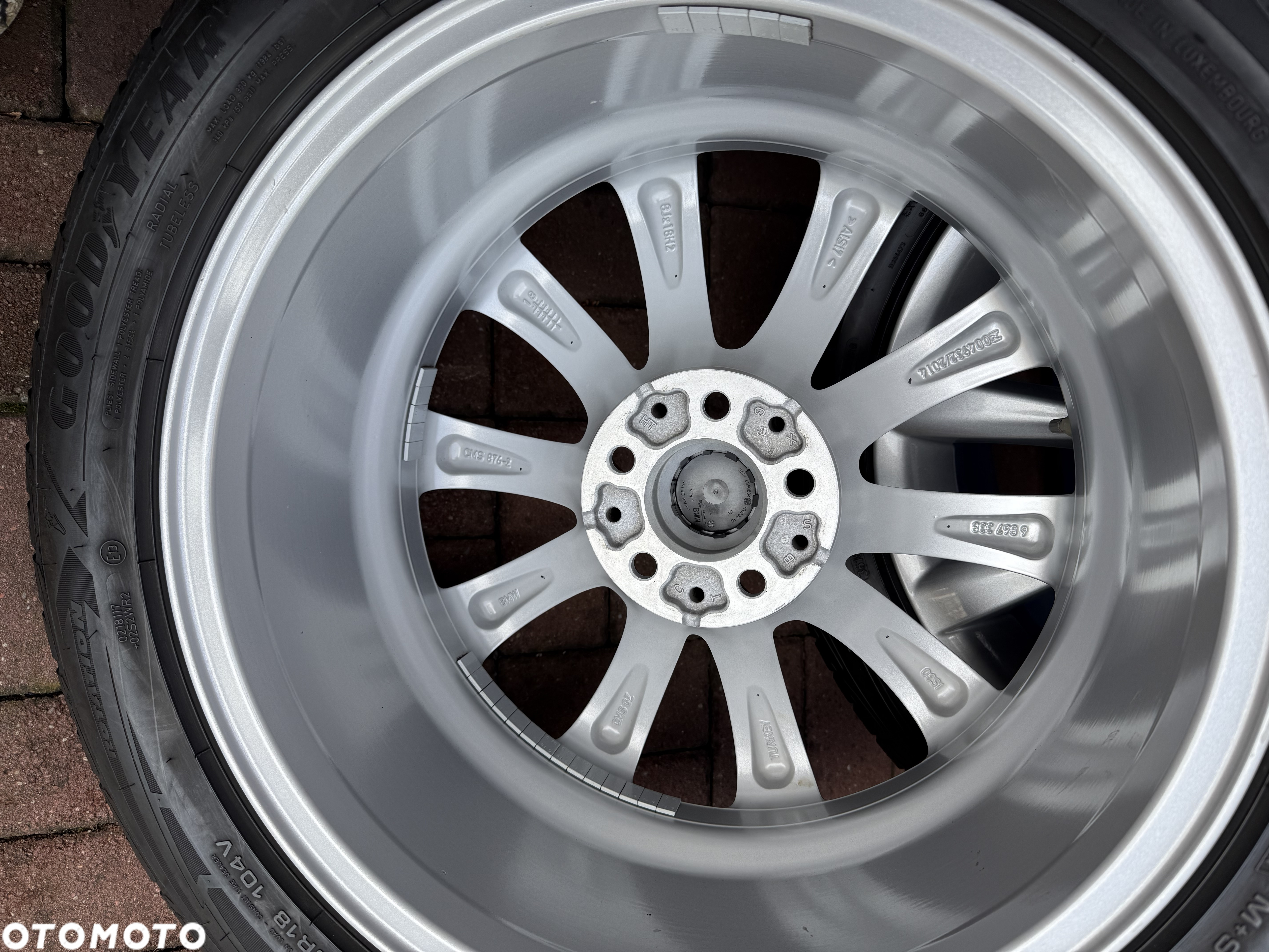 Felgi aluminiowe BMW 18 Oryginalne  z czujnikami powietrza - 7