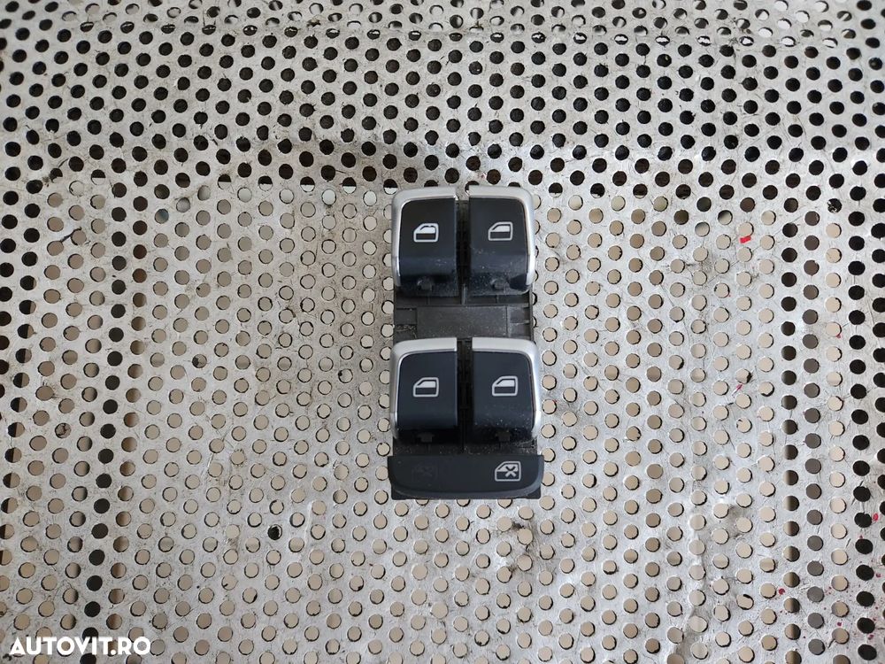 Butoane Geamuri Electrice Stanga Fata Audi A8 4H D4 An 2010-2011-2012-2013-2014-2015-2016-2017 Volan Stanga Dezmembrez Audi A8 4H D4 3.0 Tdi Quattro Motor CDT Cutie MXU Volan Stanga - Dezmembrari Arad - 5