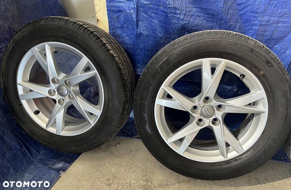 KOMPLET FELG 5X112 17 7,0JX17 ET 43 8U0601025 AM  FELGI AUDI Q3 235 55 17 ALUFELGI * - 4