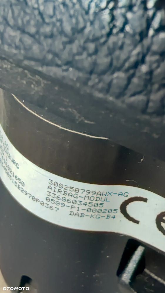 BMW F39 F45 F46 F48 PODUSZKA POWIETRZNA AIRBAG KIEROWNICY 6860345 - 3