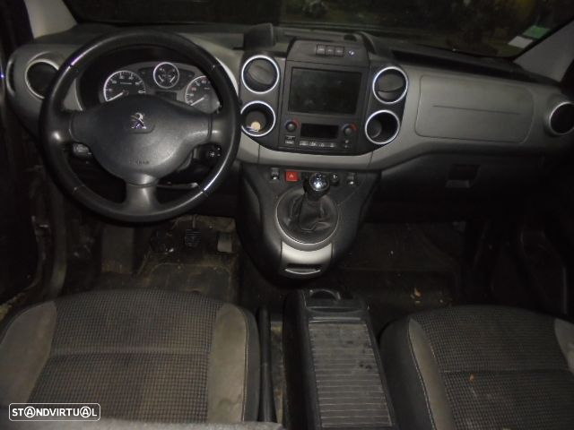 Carro MOT: BHY BH02  CXVEL: 20ET11 PEUGEOT PARTNER 2 BREAK B9 FASE 3 2016 1.6HDI 100CV 4P CINZA ACASTANHADO DIESEL - 7