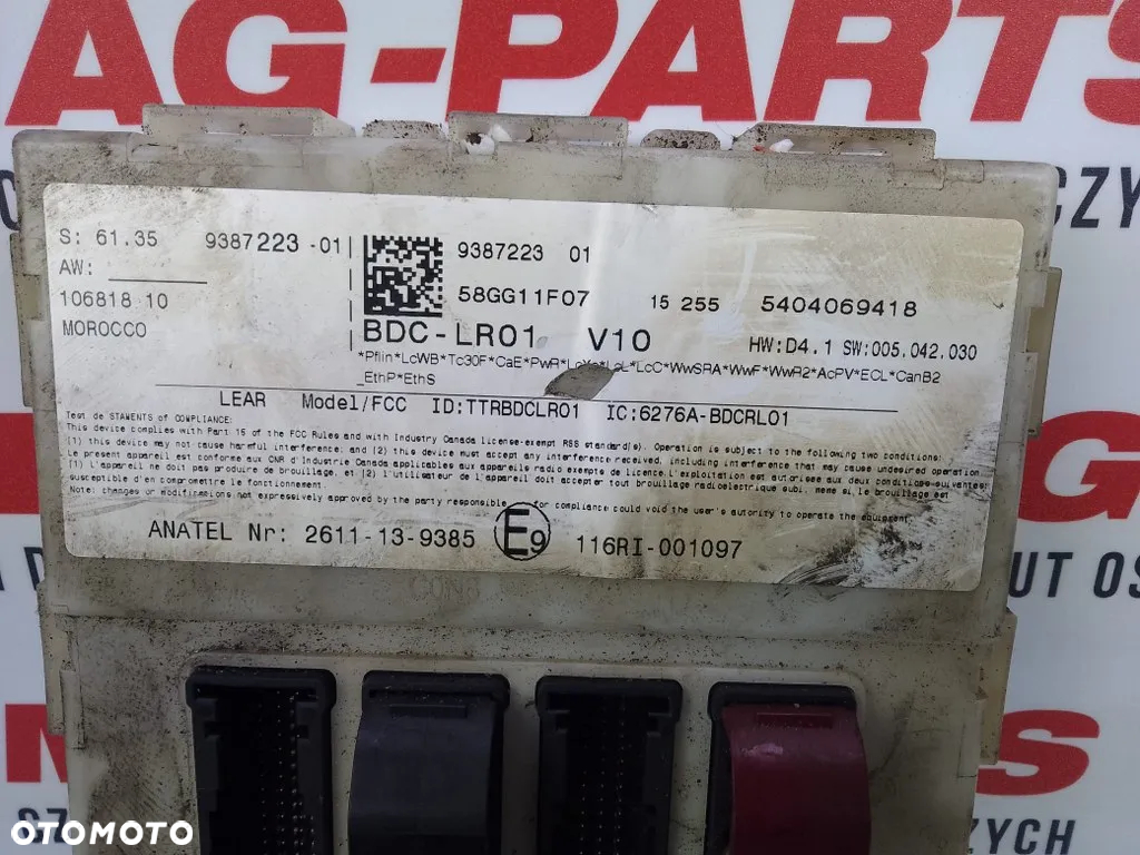 Moduł Komfortu BDC Bmw X1 F48 X2 F39 9387223 - 2