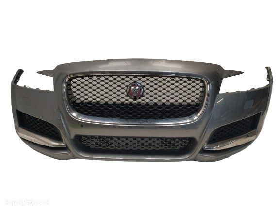 JAGUAR XF X260 ZDERZAK PRZÓD PRZEDNI KOMPLETNY 4XPDC SPRYSKIWACZE GRILL ATRAPA CHŁODNICY ZNACZEK WIĄZKA ORYGINAŁ - 1