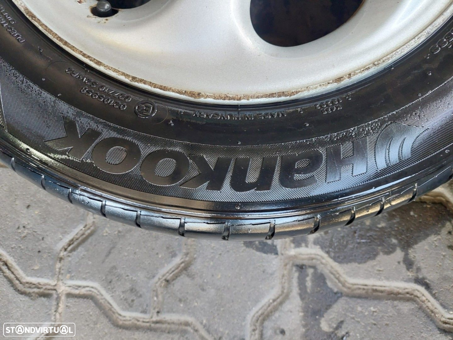 Jantes Peugeot 4x108 R14 com pneus 175/65 furação - 6