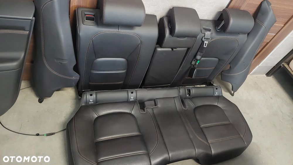 FOTELE PRZÓD TYŁ KOMPLET SKÓRA PLUS BOCZKI JAGUAR F-PACE R2018 EUROPA TUNEL PODŁOKIETNIKI - 4