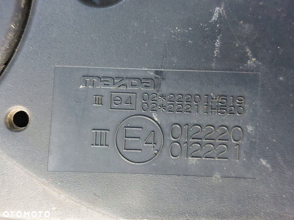 LUSTERKO LEWE + PRAWE ELEKTRYCZNE MAZDA 3 I BK LIFT 33Y 5 PIN EU - 5