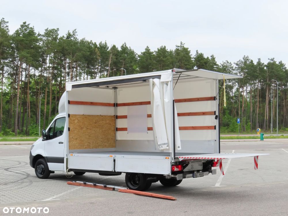 Mercedes-Benz Sprinter 519 CDI 190 KM Firana + Winda Załadowcza 1000 Kg Udźwig Skrzynia 4269 mm Długa 8.E.Palet Rozstaw Osi 4325 mm DMC 3500 Kg Ładowność 763 Kg WZMACNIANY Stan Jak NOWY Gotowy Dostępny OKAZJA - 26