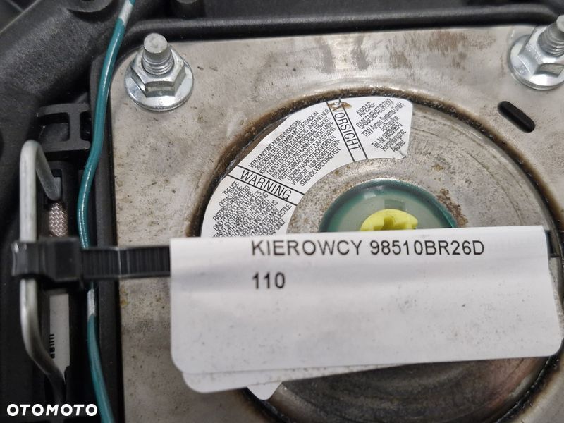 NISSAN QASHQAI I 1 J10 LIFT PODUSZKA POWIETRZNA AIRBAG KIEROWNICY KIEROWCY 98510BR26D - 9