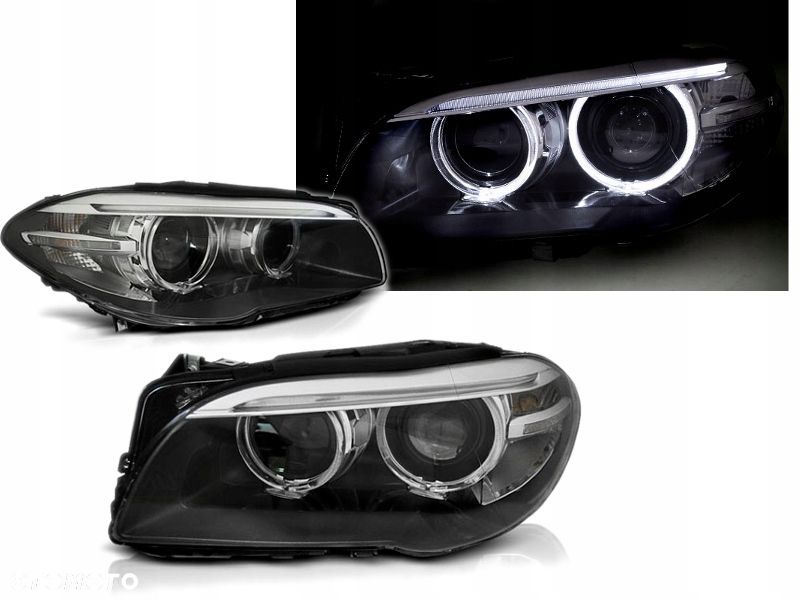 LAMPY REFLEKTORY Do BMW F10 F11 Od 2010 DO 2013 Roku DO DZIENNEJ XENON LED - 1