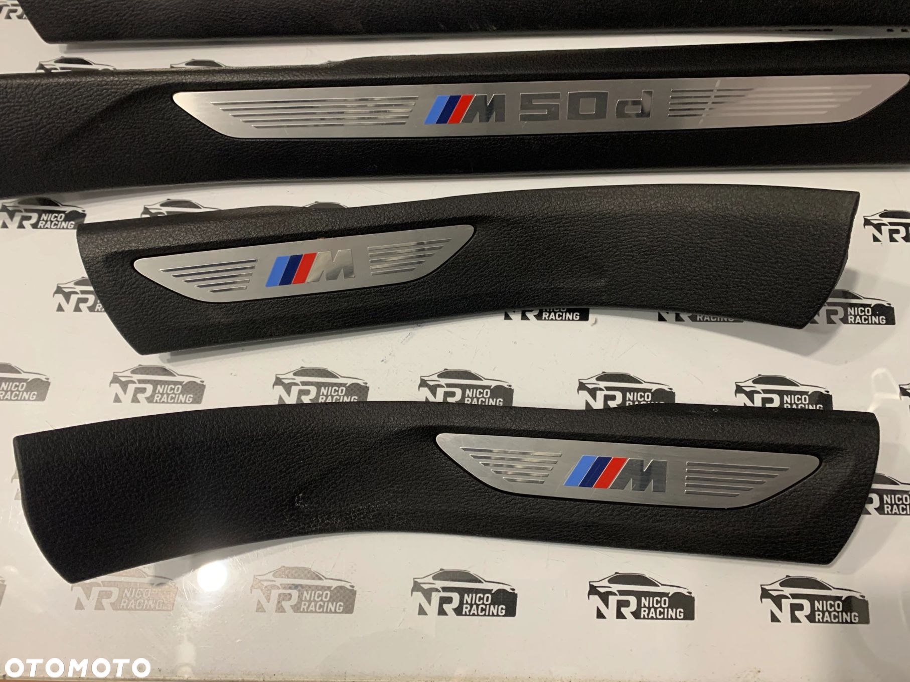 LISTWY NAKŁADKI PROGOWE M-PAKIET BMW X6 F16 M50D KOMPLET - 6