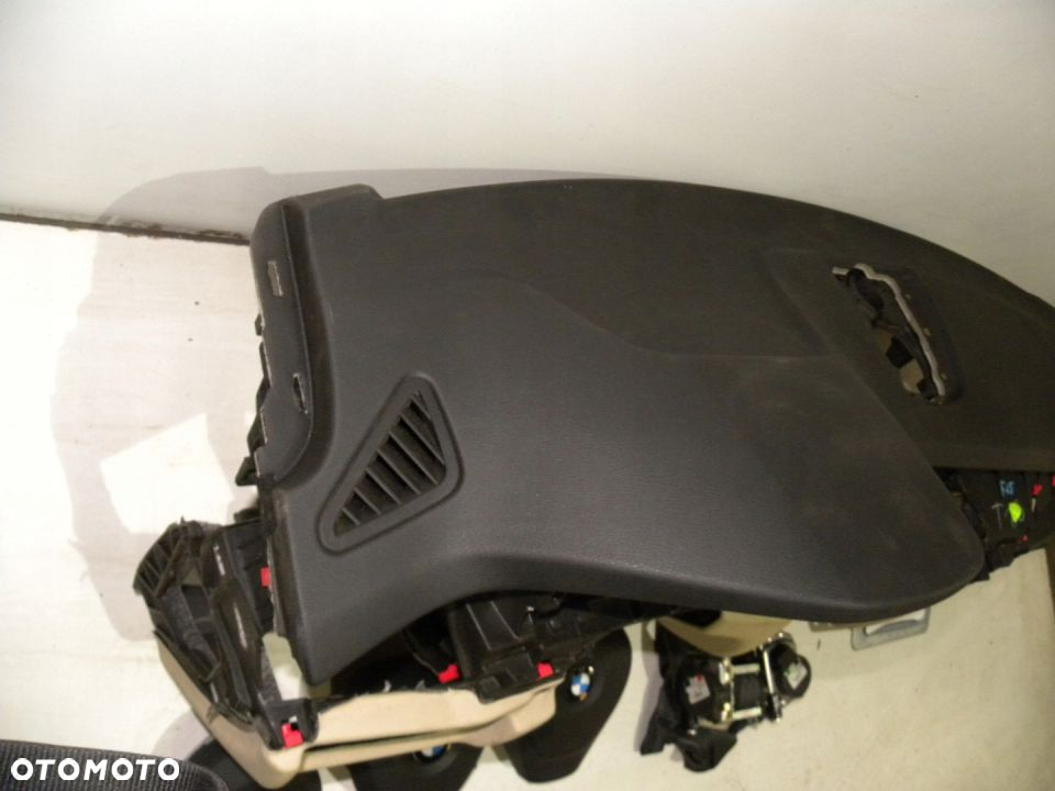 BMW F15 X5 X6 DESKA KONSOLA AIRBAG PASY KOMPLET - 3