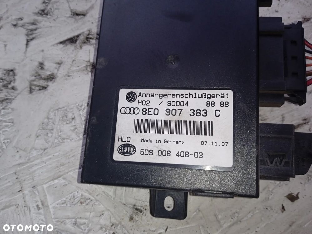 STEROWNIK MODUŁ HAKA AUDI A4 B7 A3 SEAT EXEO TOURAN 8E0907383C - 3