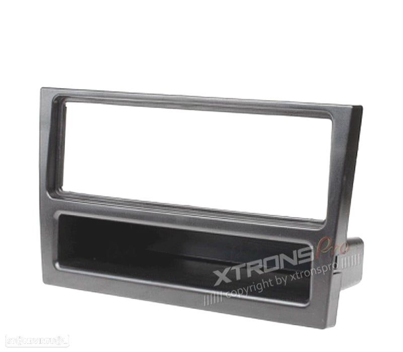 MOLDURA ADAPTADOR PRETO PARA RADIO 1-DIN PARA OPEL - 1