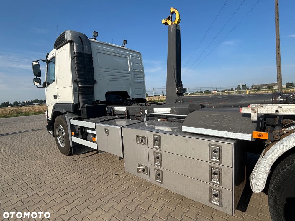 Volvo FMX 6x2R hakowiec MEILLER RK2067 udzwig 20000kg , z platformą do przewozu maszyn , pojazdów lub ładunków, - 17