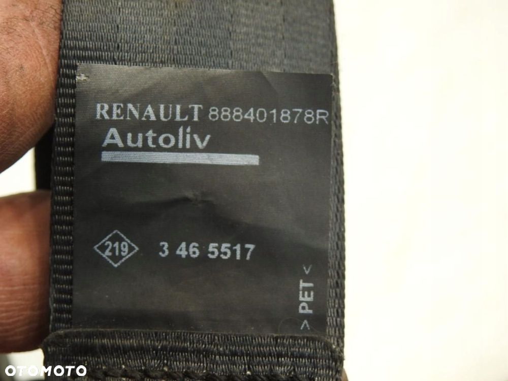 PAS BEZPIECZEŃSTWA TYŁ RENAULT CLIO IV KOMB 888401878R - 6