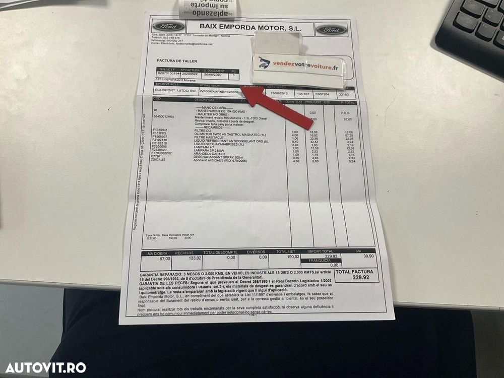 Ford EcoSport 1.5 TDCi TITANIUM - 22